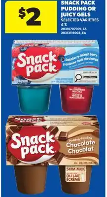 Real Canadian Superstore SNACK PACK PUDDING OR JUICY GELS, 4' S offer