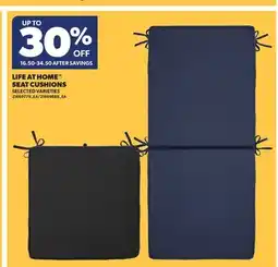 Real Canadian Superstore LIFE AT HOME SEAT CUSHIONS offer