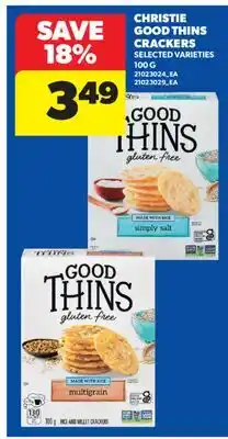Real Canadian Superstore CHRISTIE GOOD THINS CRACKERS offer