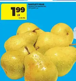 Real Canadian Superstore BARTLETT PEAR offer