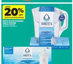 Real Canadian Superstore BRITA 10 CUP PITCHERS AND 5' S FILTER offer