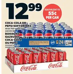 Valu-mart BOISSONS GAZEUSES COCA-COLA OU PEPSI offer