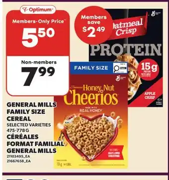 Valu-mart CÉRÉALES FORMAT FAMILIAL GENERAL MILLS offer
