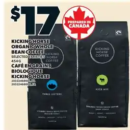 Valu-mart CAFÉ EN GRAINS BIOLOGIQUE KICKING HORSE offer
