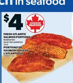 Valu-mart PORTIONS DE SAUMON FRAIS DE L'ATLANTIQUE offer