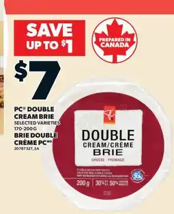 Valu-mart BRIE DOUBLE CRÈME PC offer