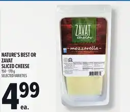 Metro NATURE'S BEST OR ZAVAT SLICED CHEESE offer