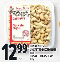 Metro ROYAL NUTS UNSALTED MIXED NUTS offer
