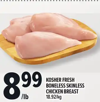 Metro KOSHER FRESH BONELESS SKINLESS CHICKEN BREAST offer
