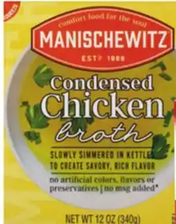 Metro TABATCHNICK SOUP OR MANISCHEWITZ BROTH offer