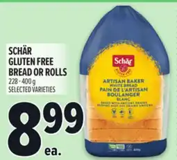 Metro SCHÄR GLUTEN FREE BREAD OR ROLLS offer