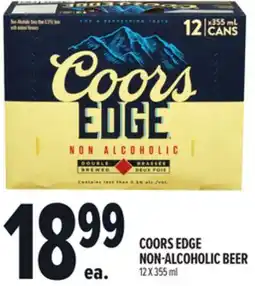 Metro COORS EDGE NON-ALCOHOLIC BEER offer