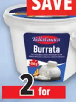 Metro BELLA CASARA BURRATA CHEESE offer