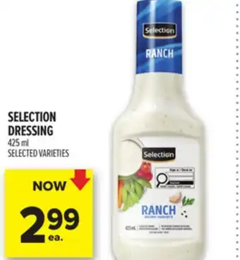 Metro SELECTION DRESSING offer