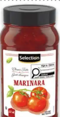 Metro SELECTION PASTA SAUCE offer