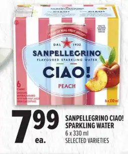 Metro SANPELLEGRINO CIAO! SPARKLING WATER offer