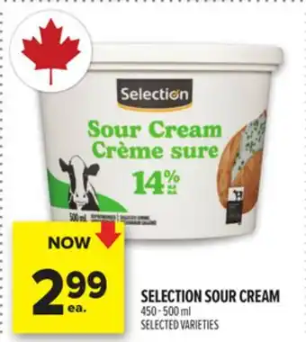 Metro SELECTION SOUR CREAM offer