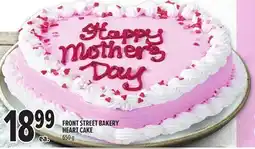 Metro FRONT STREET BAKERY HEART CAKE offer