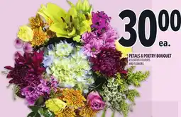 Metro PETALS & POETRY BOUQUET offer