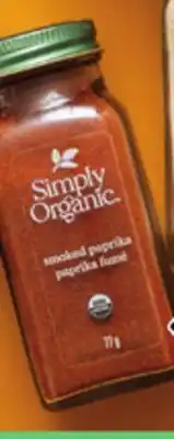 Metro SIMPLY ORGANIC GARLIC OR PAPRIKA offer
