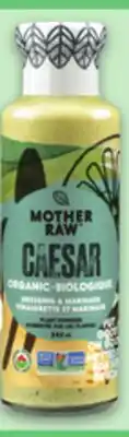 Metro MOTHER RAW ORGANIC DRESSINGS offer