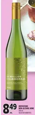 Metro INVITATIONS NON-ALCOHOL WINE offer