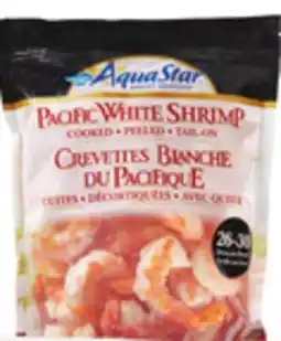 Metro AQUA STAR COOKED 26/30 SHRIMP 800 G GARLIC & HERB SHRIMP 16-20 UN., G SMOKED SALMON 400 G, FROZEN offer
