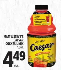 Metro MATT & STEVE'S CAESAR COCKTAIL MIX offer