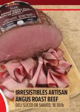 Metro ARTISAN ANGUS ROAST BEEF offer