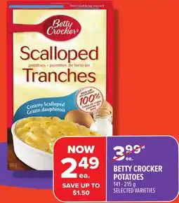 Metro BETTY CROCKER POTATOES offer