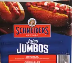 Metro MAPLE LEAF BACON, CHICKEN SAUSAGES OR SCHNEIDERS BACON, JUICY JUMBOS OR SMOKED PORK SAUSAGES offer