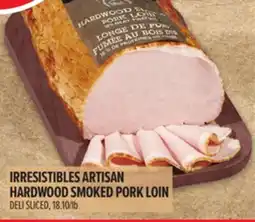 Metro IRRESISTIBLES ARTISAN HARDWOOD SMOKED PORK LOIN offer