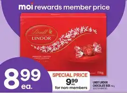 Metro LINDT LINDOR CHOCOLATE BOX offer