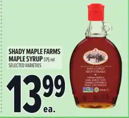 Metro SHADY MAPLE FARMS MAPLE SYRUP offer