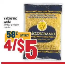 Marché Adonis Valdigrano pasta offer
