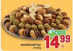 Marché Adonis Assorted petit four offer