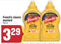Marché Adonis French's classic mustard offer
