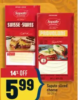 Marché Adonis Saputo sliced cheese offer
