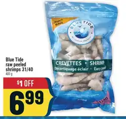 Marché Adonis Blue Tide raw peeled shrimps offer