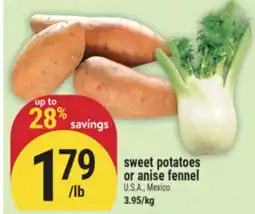 Marché Adonis SWEET POTATOES OR ANISE FENNEL offer