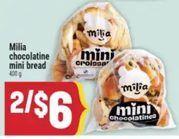 Marché Adonis MILIA CHOCOLATINE MINI BREAD offer