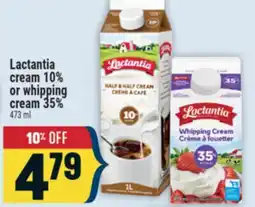 Marché Adonis Lactantia cream 10% or whipping cream 35% offer