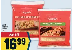 Marché Adonis Saputo shredded cheese offer