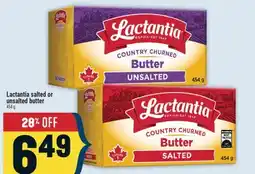 Marché Adonis Lactantia salted or unsalted butter offer