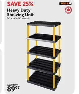 Home Hardware Heavy Duty Shelving Unit offer