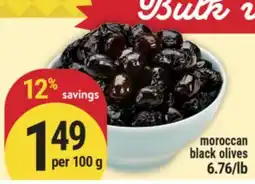 Marché Adonis MOROCCAN BLACK OLIVES offer