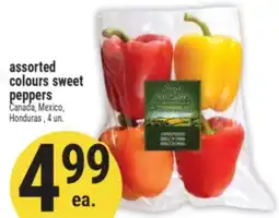 Marché Adonis ASSORTED COLOURS SWEET PEPPERS offer