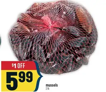 Marché Adonis Mussels offer