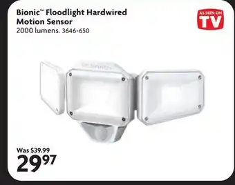 Home Hardware Bionic Floodlight Hardwired Motion Sensor offer