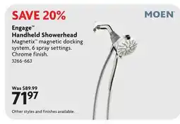 Home Hardware Engage Handheld Showerhead offer